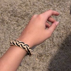 Unisex leather braided bracelet
